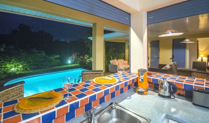 Martinique Villa Vacation Rentals with private pool in Le Diamant, FWI
