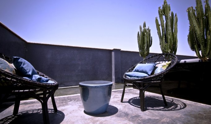 Terrace of charmed riad in Marrakech 