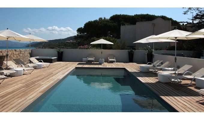 Luxury Apartments 5 * on the beach in Ile Rousse Corsica Calvi 10 mins