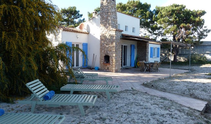Porto-Vecchio Villa Vacation Rentals 8 Pers On The Beach of Cala Rossa Corsica