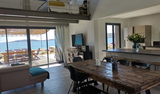 Porto-Vecchio Villa Vacation Rentals 8 Pers On The Beach of Cala Rossa Corsica