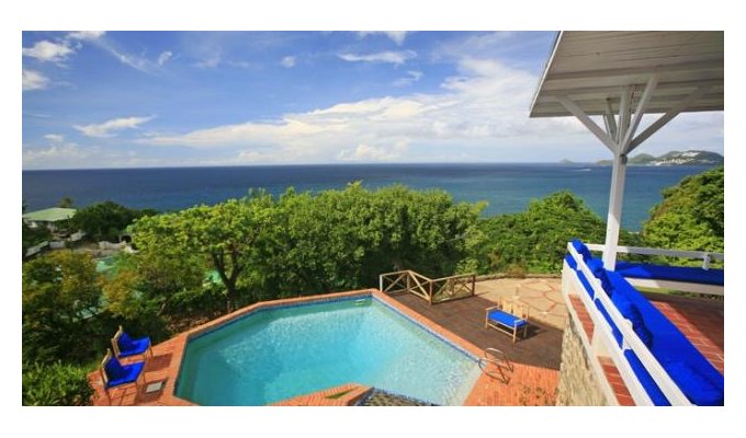 St. Lucia villa vacation rentals with pool and ocean views