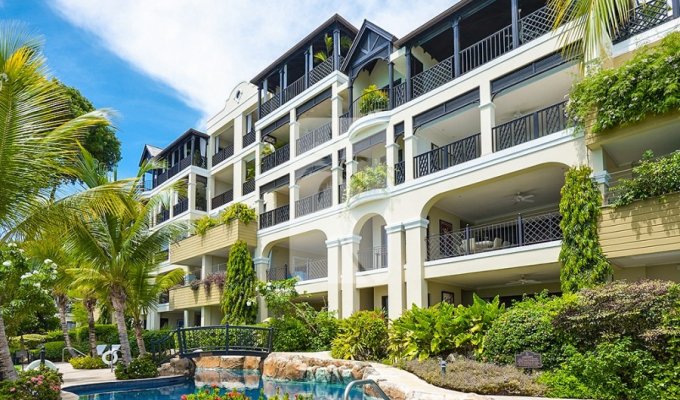 Barbados beachfront apartment vacation rentals ocean views pool - St. James - Caribbean -