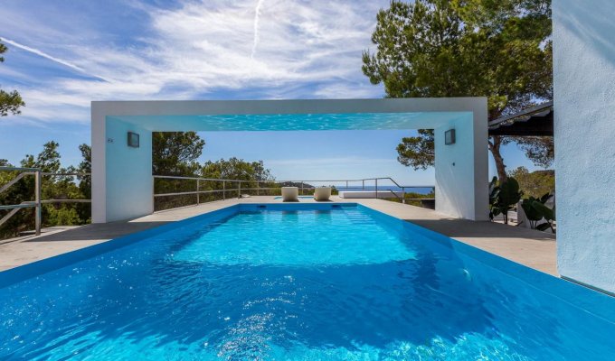 Luxury villa to rent in Ibiza private pool seaviews - Cala Vadella (Balearic Islands)