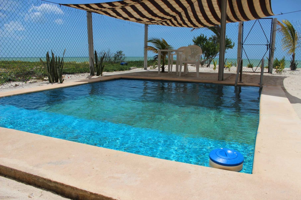 Yucatan Beach House vacation rentals Celestun near Merida Mexico