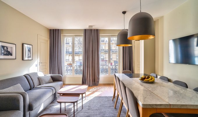 Paris Quartier Latin Notre Dame Short Term Luxury Apartment Rental with terrace