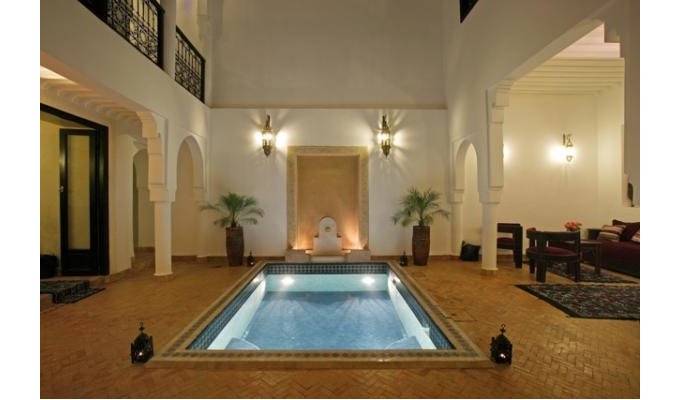 Pool of charmed riad in Marrakech 