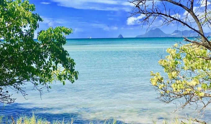 Martinique villa rentals Le Diamant with private pool and close to the beach