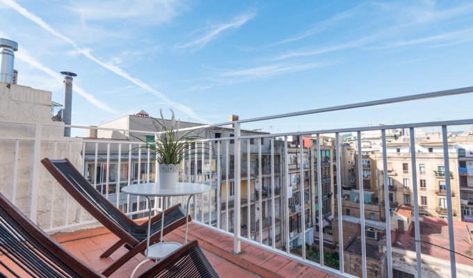 Apartment to rent in Barcelona Eixample terrace Wifi