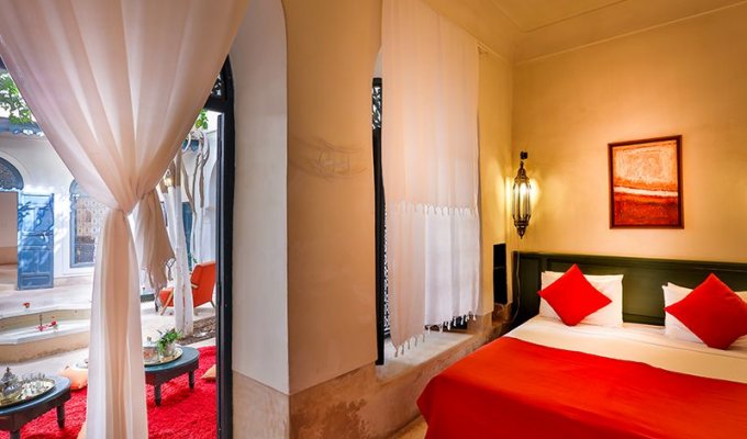 Room of luxury  riad in Marrakech 