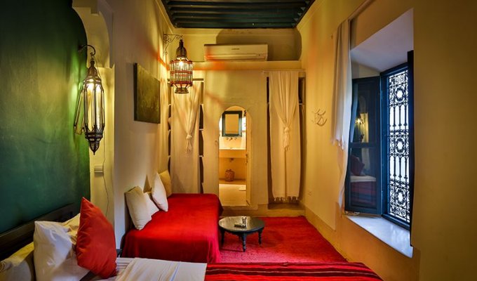 Terace of luxury  riad in Marrakech 