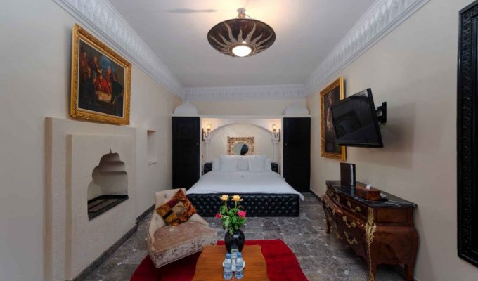 LIving room  of luxury villa in Marrakech