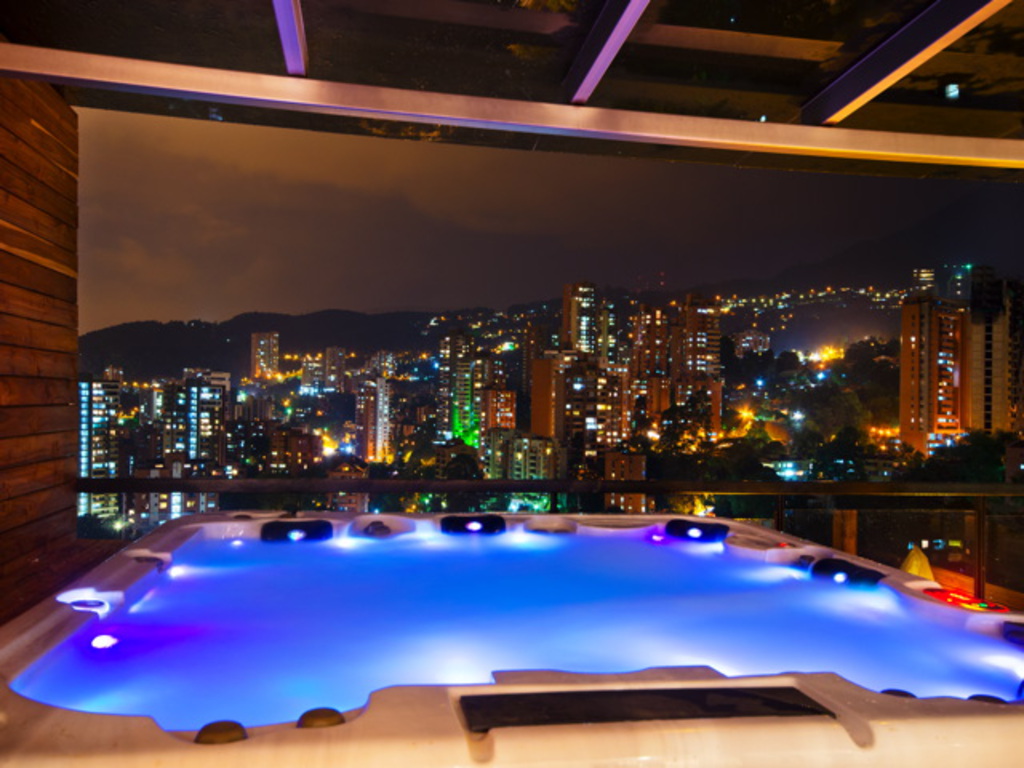 Luxury Medellin penthouse apartment in the Andes in Colombia