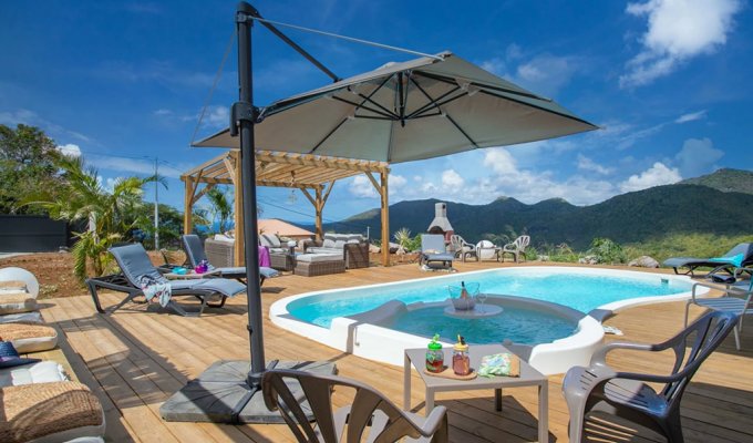 Martinique Villa Rental in Anses d'Arlet with private pool and breathtaking sea view