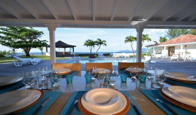 Beachfront Luxury Villa Vacation Rentals with private pool - Baie Rouge beach - St Martin - Terres Basses - FWI