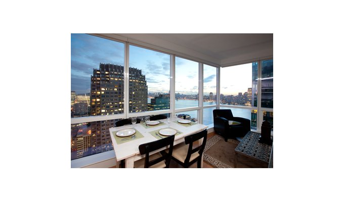Luxury furnished Apartment Rentals in Jersey city waterfront facing Manhattan, New York