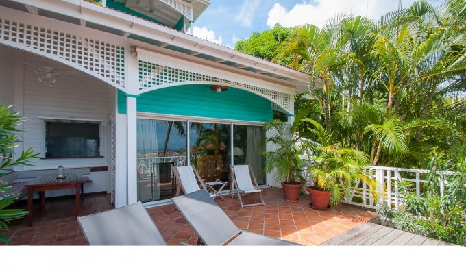 St Barths Holiday Rentals - Charming Apartment Vacation Rentals in St Barthelemy Overlooking Gustavia harbour - FWI