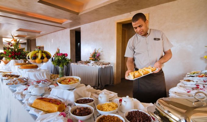  Restaurant of luxury hotel in Marrakech