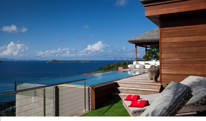St Barths Holiday Rentals - Luxury ocean view Villa Vacation Rentals with private pool in St Barthelemy - Pointe Milou - FWI