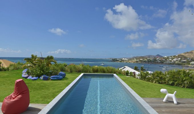 St Martin Cul de Sac Villa rentals private with private Pool oceanview