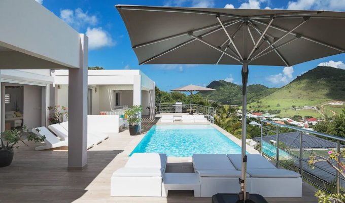 St Martin Villa Vacation Rentals Orient Bay private pool ocean view