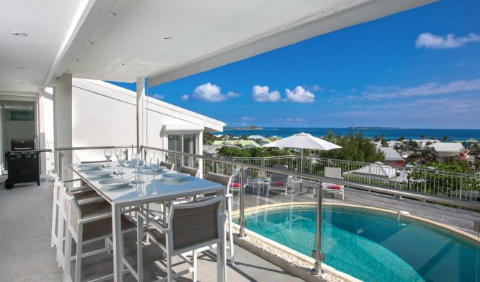St Martin Orient Bay Villa rentals with private pool ocean view
