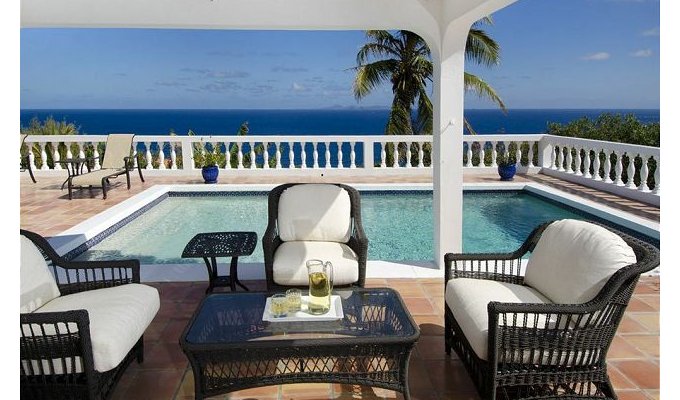 ST MAARTEN - Luxury vacation villa rental Sea view - Dawn beach - Caribbean - FWI