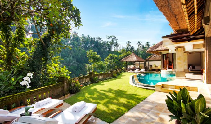 Indonesia Bali Ubud Rentals Villa private pool in a luxury complex 