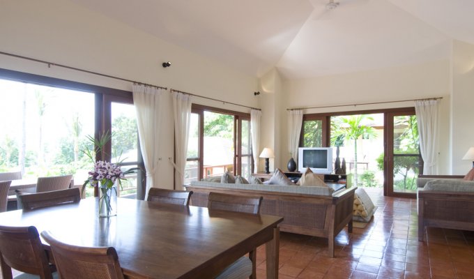 Thailand Vacation Rental, Villa with pool, minutes from the beach of Choeng Moen.