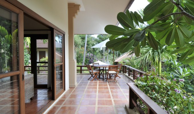 Thailand Vacation Rental, Villa with pool, minutes from the beach of Choeng Moen. 