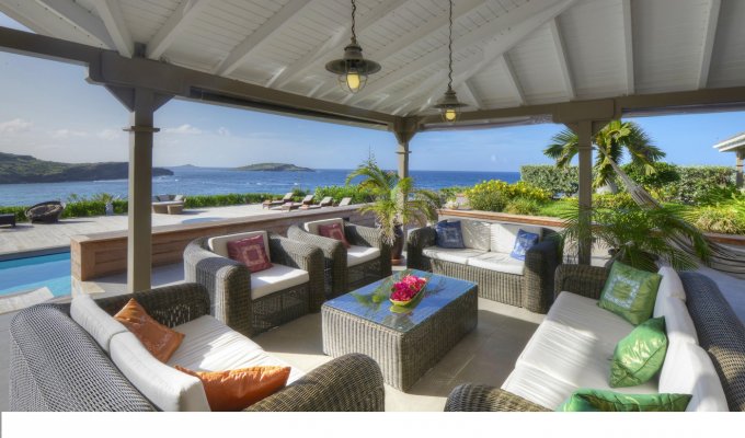St Barts Luxury Villa Vacation Rentals with private pool overlooking the Lagoon of Petit Cul de Sac - Private Estate of Domaine du Levant - FWI