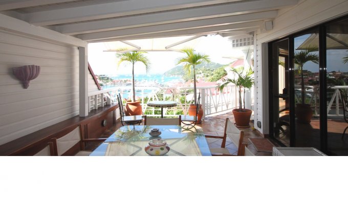 St Barts Apartment Vacation Rentals overlooking Gustavia harbour - FWI