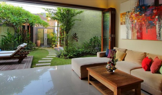 Seminyak Bali villa rental private pool from the beach with staff included