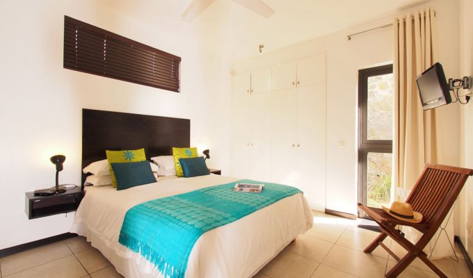 Mauritius beachfront apartment & Penthouses rentals in Trou aux Biches with a panoramic view of the white sandy beach 