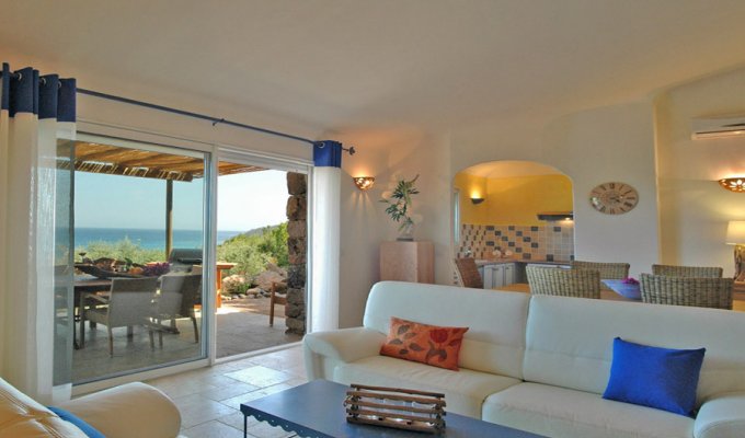 Ste Lucie de Porto Vecchio villa Vacation Rentals 5* pool jacuzzi front of the beach -South Corsica.