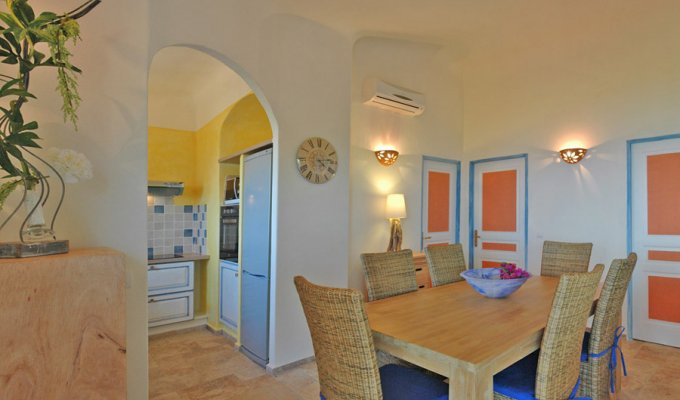 Ste Lucie de Porto Vecchio villa Vacation Rentals 5* pool jacuzzi front of the beach -South Corsica.