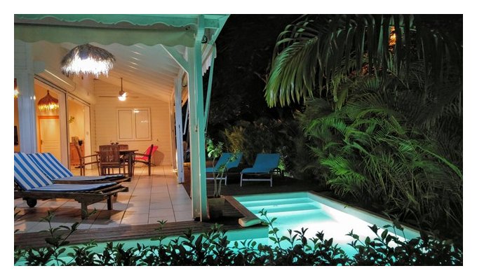 Guadeloupe Villa Rentals in Saint François is 150m from the beach of La Coulée