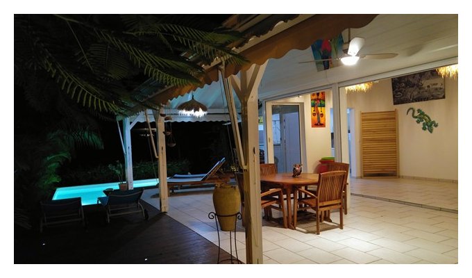 Guadeloupe Villa Rentals in Saint François is 150m from the beach of La Coulée