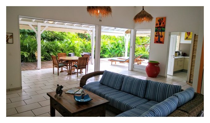 Guadeloupe Villa Rentals in Saint François is 150m from the beach of La Coulée