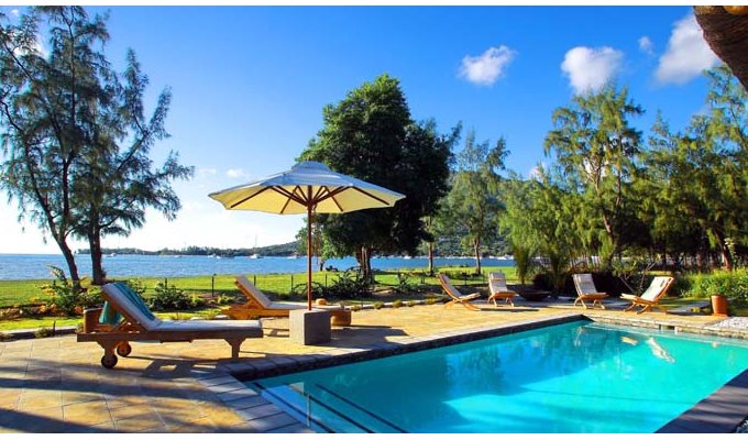 Mauritius villa rentals in Black River with private pool and sea view