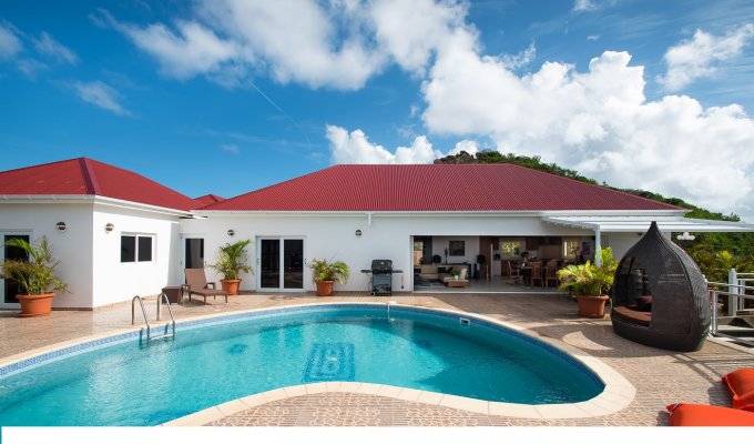 ST BARTHELEMY HOLIDAY RENTALS - Luxury Villa Vacation Rentals with private pool - Petit Cul de Sac Hillside - St Barths - FWI