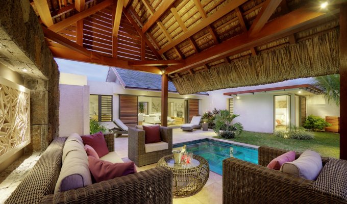 Mauritius villa rentals Grand Bay private pool and private beach access