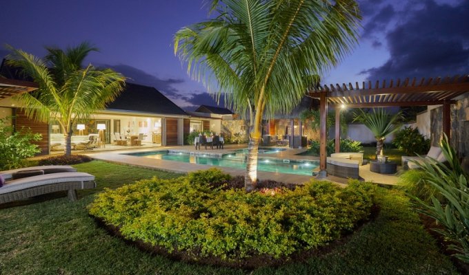 Mauritius villa rentals Grand Bay private pool and private beach access