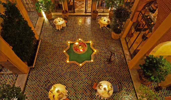 Chambre of luxury Riad in Marrakech 