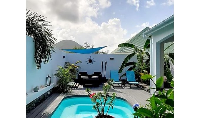 Charming Villa vacation rental with private pool near Orient beach