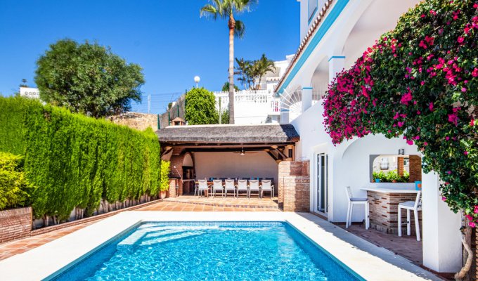 10 guest villa Mijas Costa