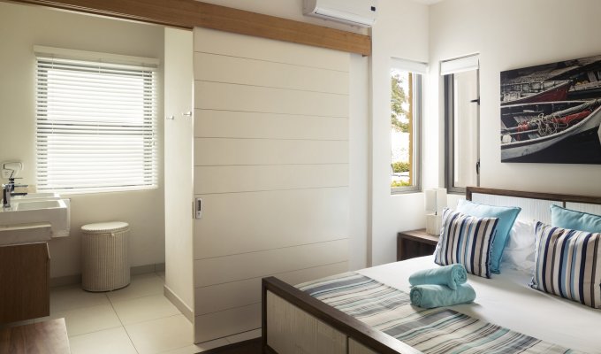 Mauritius Apartment rentals on the beach of Wolmar, west coast of Mauritius Island