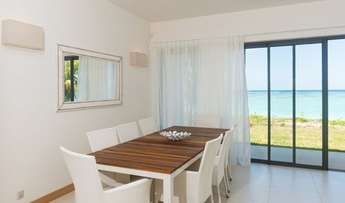 Mauritius Apartment rentals on the beach of Wolmar, west coast of Mauritius Island