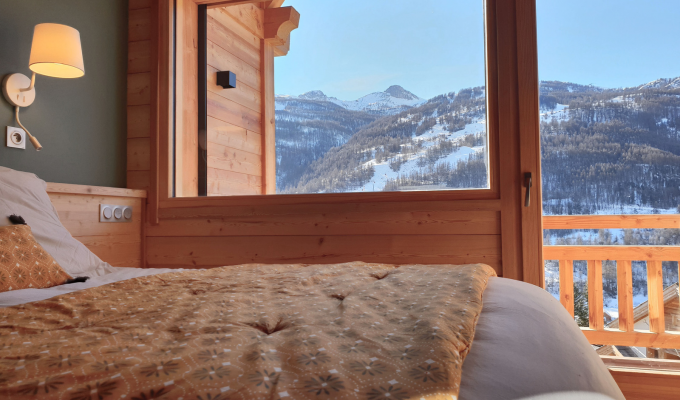 Luxury chalet rental Serre Chevalier Southern Alps at the foot of the slopes sauna concierge service