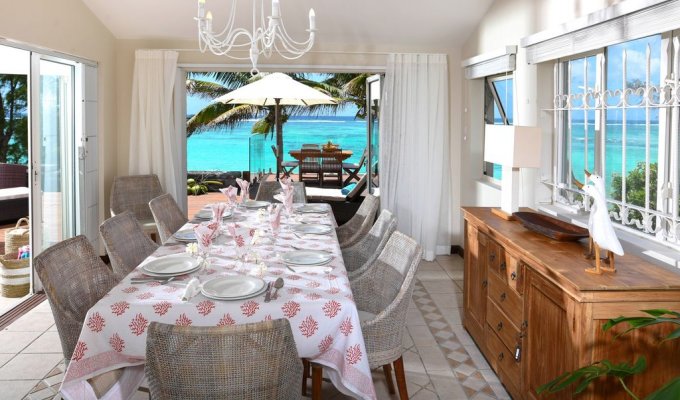 Mauritius Beachfront Villa Rentals in Palmar close to L'ile aux Cerfs,East Coast